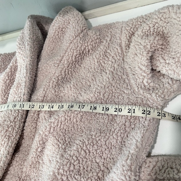 Pottery Barn Pink Plush Robe Wrap Style - Picture 13 of 16